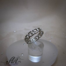 Сребърен дамски пръстен R-1099